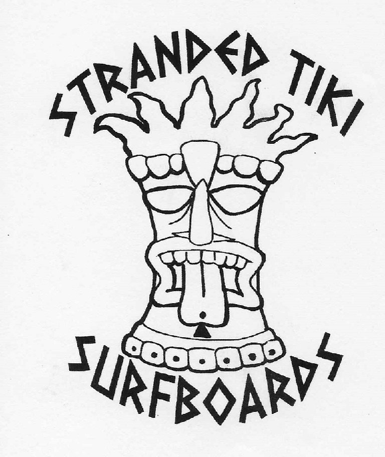 Trademark Logo STRANDED TIKI SURFBOARDS