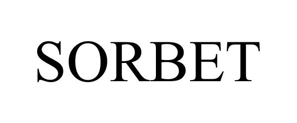 Trademark Logo SORBET