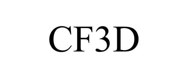 Trademark Logo CF3D