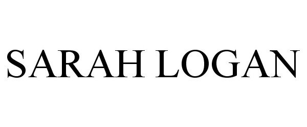Trademark Logo SARAH LOGAN