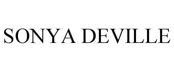 Trademark Logo SONYA DEVILLE