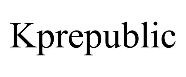Trademark Logo KPREPUBLIC