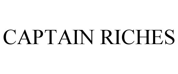Trademark Logo CAPTAIN RICHES