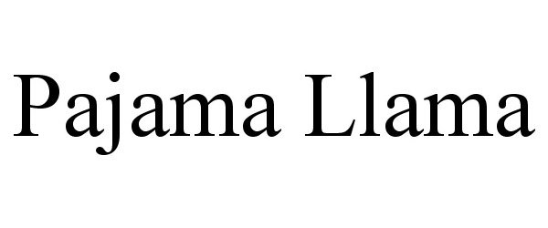 Trademark Logo PAJAMA LLAMA