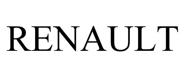 Trademark Logo RENAULT