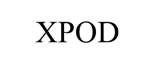 Trademark Logo XPOD