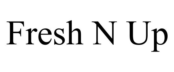 Trademark Logo FRESH N UP