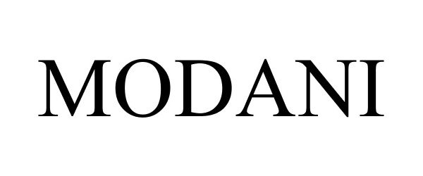 Trademark Logo MODANI