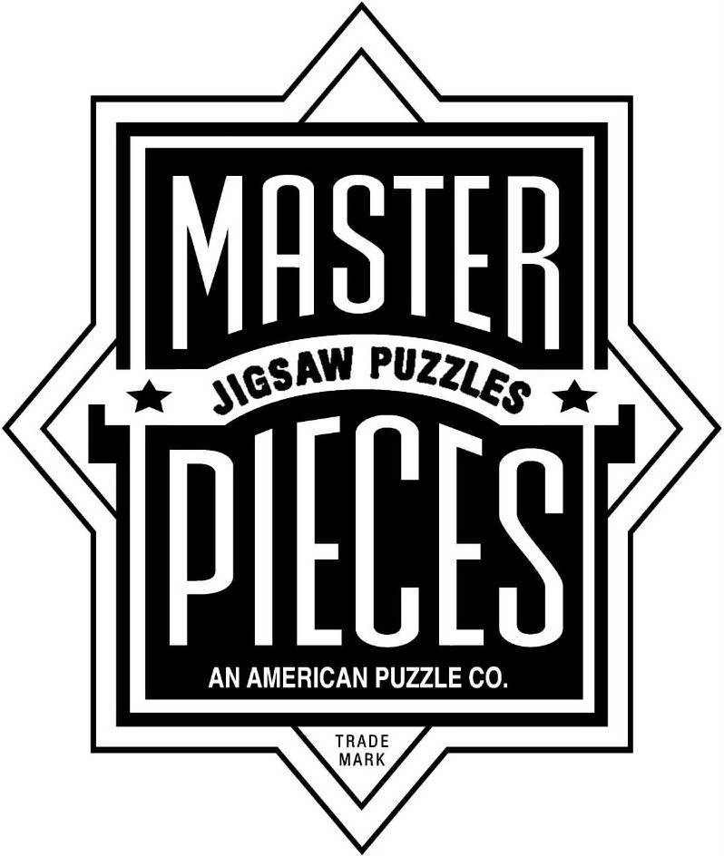 Trademark Logo MASTER JIGSAW PUZZLES PIECES AN AMERICAN PUZZLE CO TRADE MARK