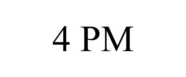 Trademark Logo 4 PM