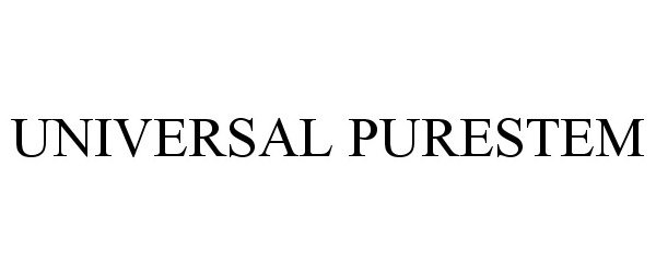 Trademark Logo UNIVERSAL PURESTEM