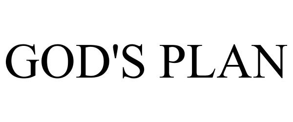Trademark Logo GOD'S PLAN