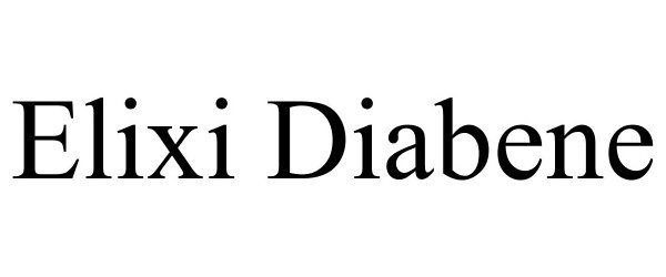 Trademark Logo ELIXI DIABENE