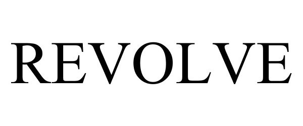 Trademark Logo REVOLVE