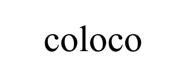 Trademark Logo COLOCO