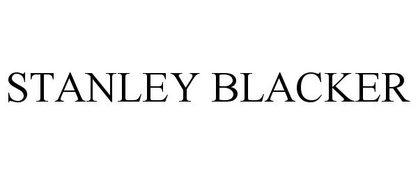 Trademark Logo STANLEY BLACKER