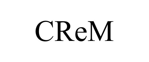 Trademark Logo CREM