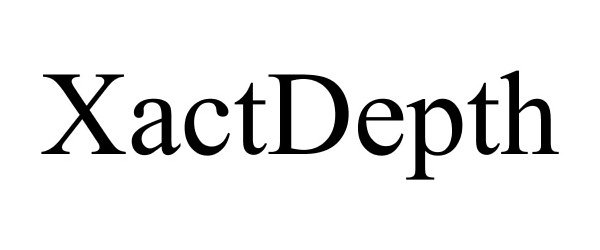 Trademark Logo XACTDEPTH