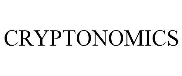Trademark Logo CRYPTONOMICS