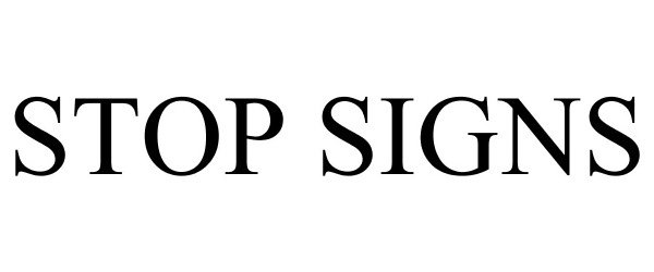  STOP SIGNS