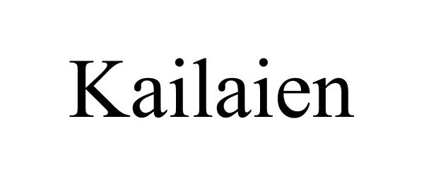 Trademark Logo KAILAIEN