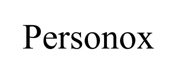 Trademark Logo PERSONOX