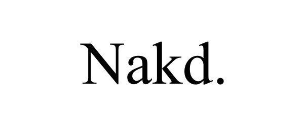 Trademark Logo NAKD.