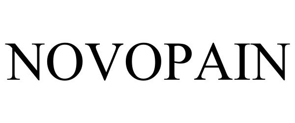 Trademark Logo NOVOPAIN