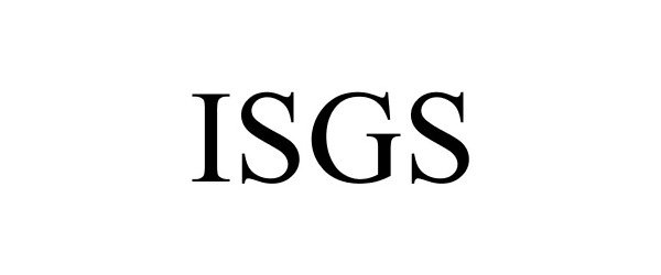 Trademark Logo ISGS