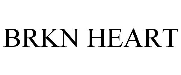 Trademark Logo BRKN HEART