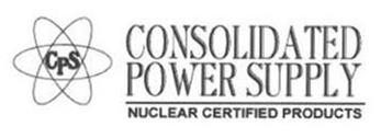 Trademark Logo CPS CONSOLIDATED POWER SUPPLY NUCLEAR CERTIFIED PRODUCTS