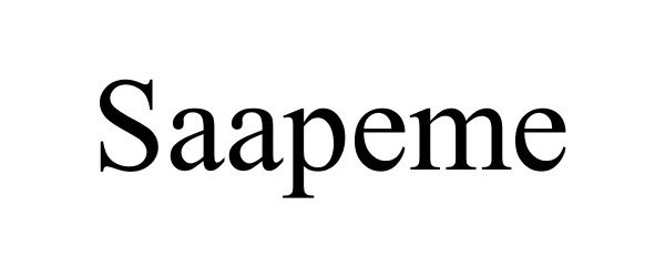 Trademark Logo SAAPEME
