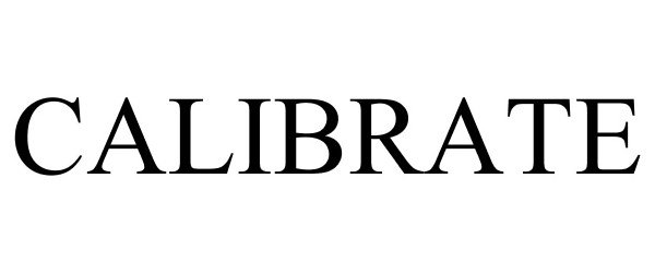 Trademark Logo CALIBRATE