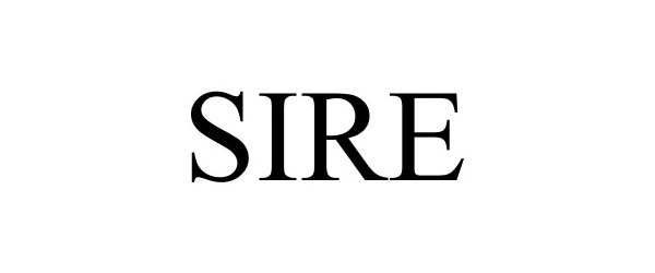 Trademark Logo SIRE