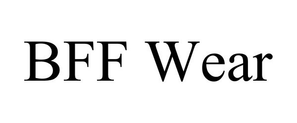 Trademark Logo BFF WEAR