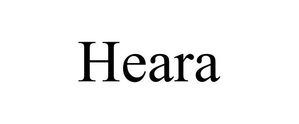 Trademark Logo HEARA