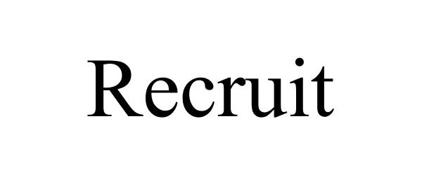 Trademark Logo RECRUIT