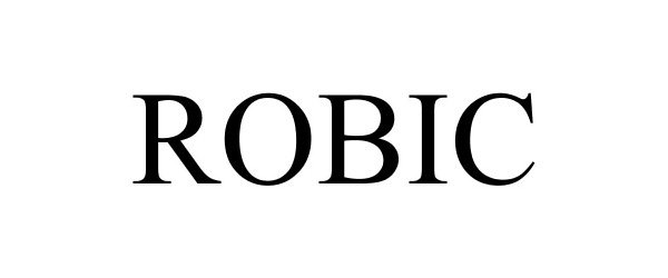 Trademark Logo ROBIC