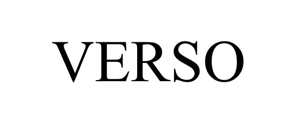 Trademark Logo VERSO