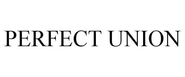 Trademark Logo PERFECT UNION