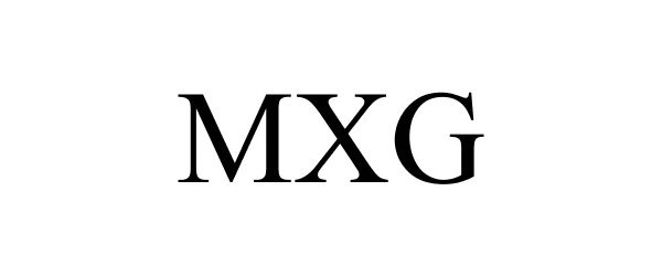 Trademark Logo MXG