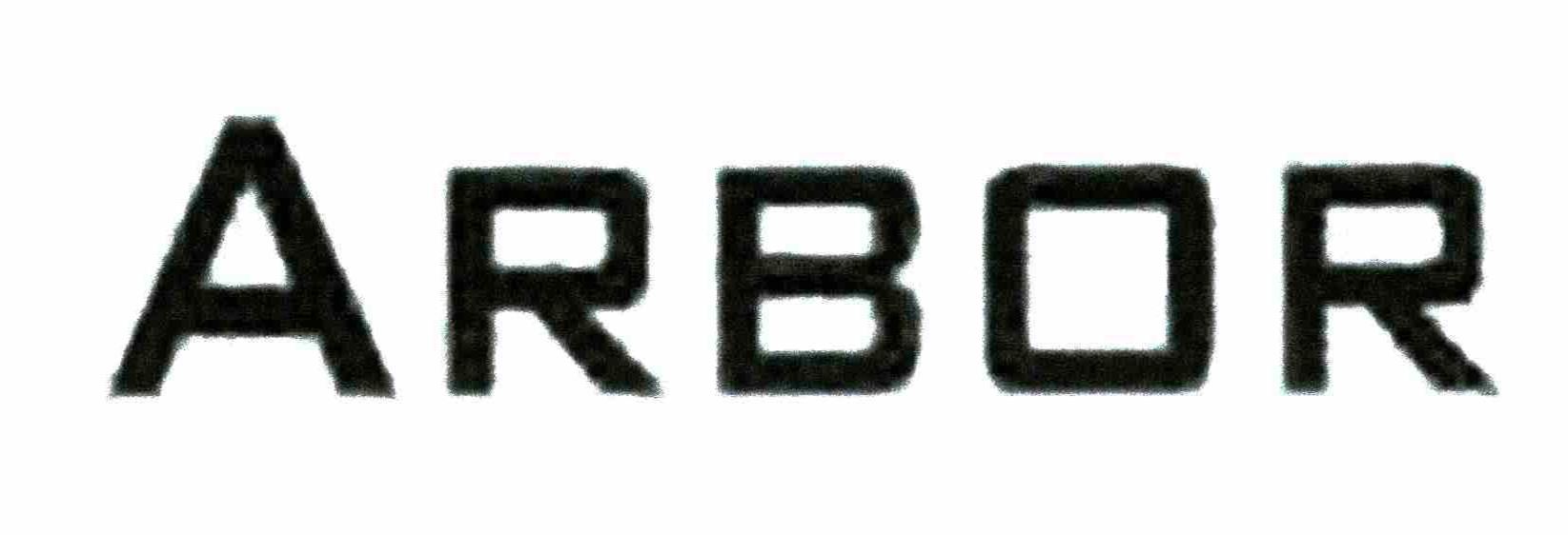 Trademark Logo ARBOR