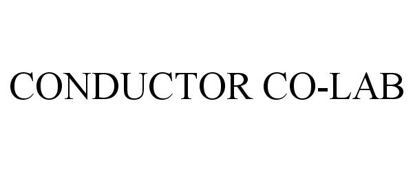 Trademark Logo CONDUCTOR CO-LAB