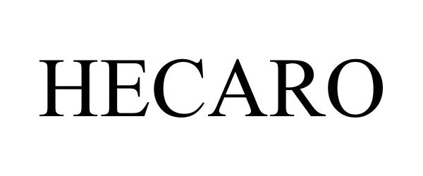 Trademark Logo HECARO