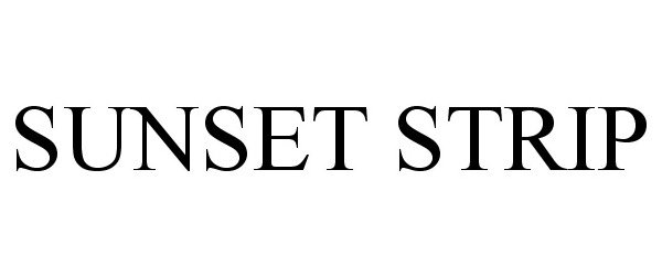 Trademark Logo SUNSET STRIP