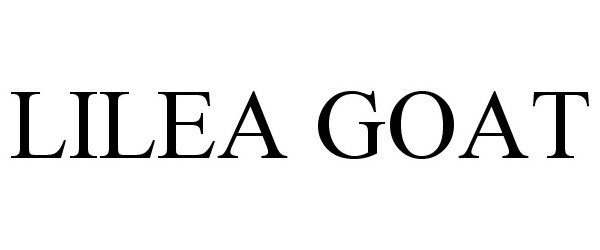 Trademark Logo LILEA GOAT