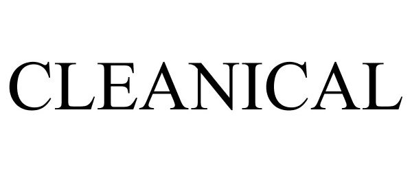 Trademark Logo CLEANICAL