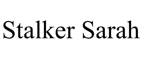 Trademark Logo STALKER SARAH