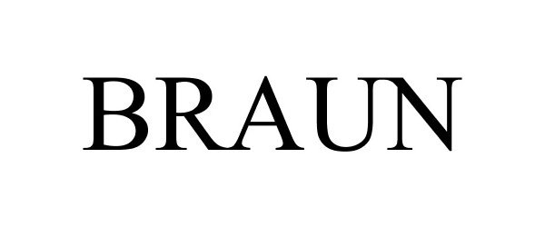 Trademark Logo BRAUN