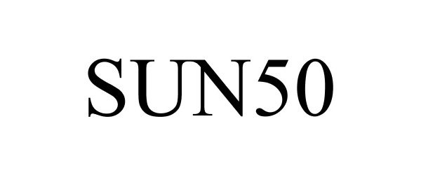 Trademark Logo SUN50